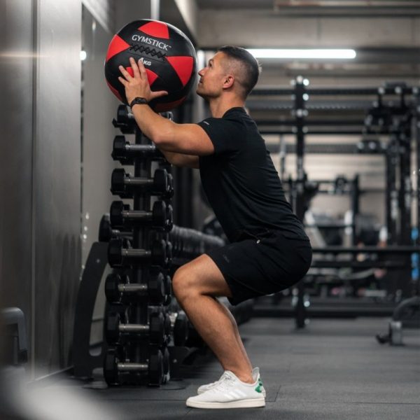 Minge Wall Ball moale pentru exerciții funcționale, forță explozivă și antrenamente de rezistență