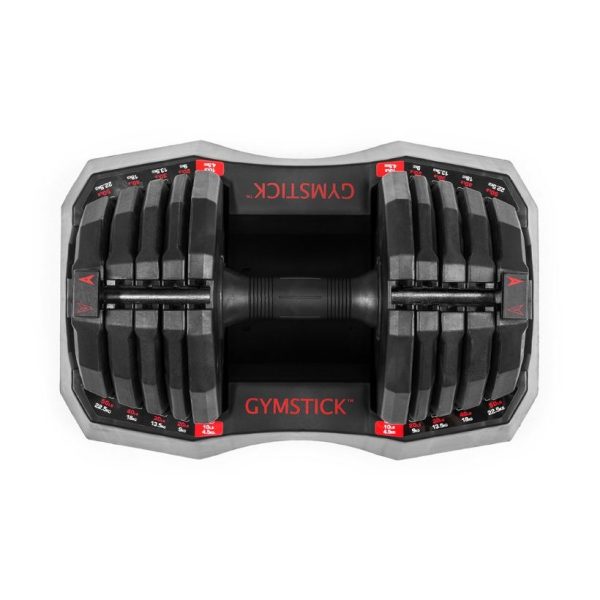 Gantera cu blocare rapidă – 5 niveluri de greutate, reglabilă între 4,5 și 22,5 kg