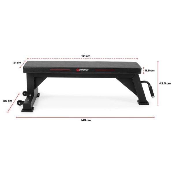 banca-antrenament-plata-flat-bench-pro