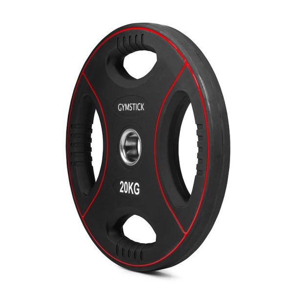 Disc greutate Pro PU Gymstick cu prindere multiplă și orificiu 51 mm
