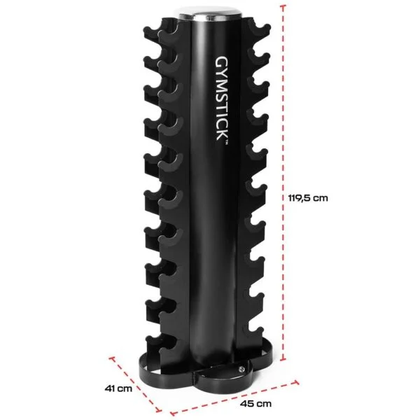 Suport gantere vertical - Gymstick - imagine 4